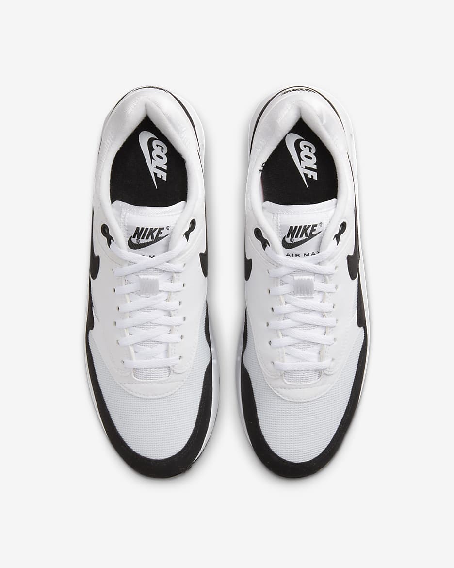 Nike Air Max 1 buy G White Black Golf Shoes